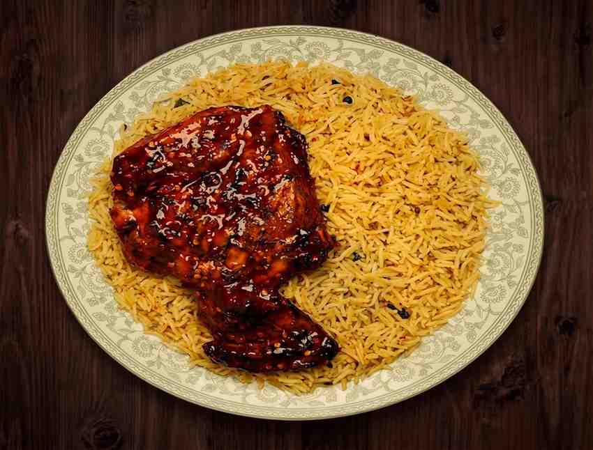 Honey Chilly Al Faham — sweet-heat glazed char-grilled chicken